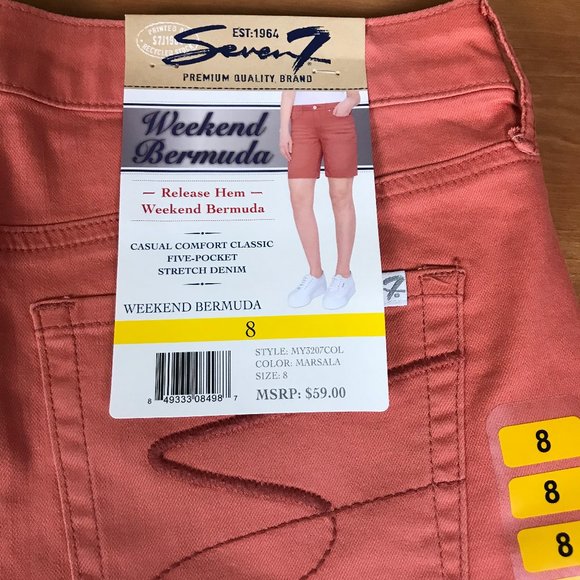 NWT Bermuda Shorts (Salmon Pink Color) - Picture 3 of 3